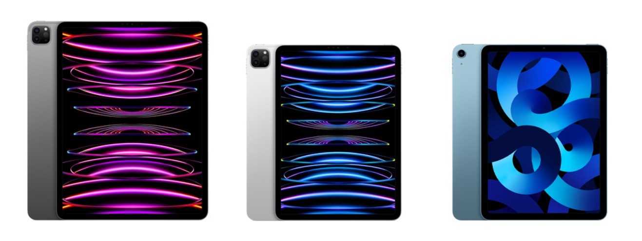 iPad ProとiPad Air5のサイズ比較